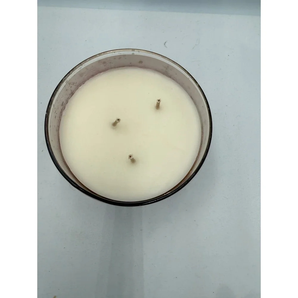 Bath & Body Works Candle 14.5oz Pink Like New Strawberry Snowflakes 3 Wick